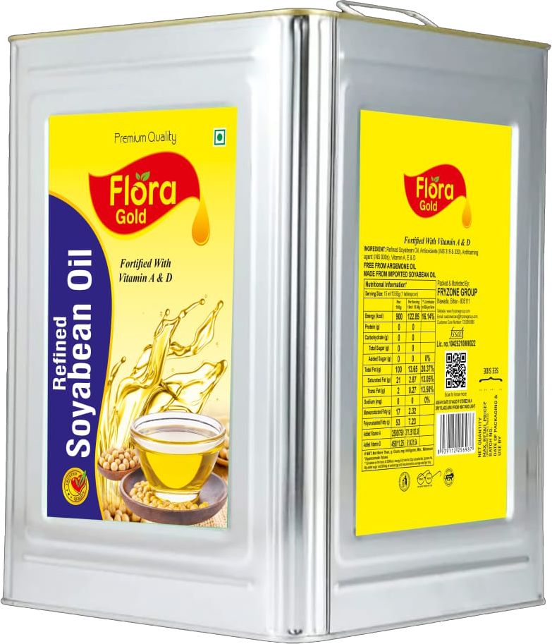 Flora Gold Soyabean Oil Tin